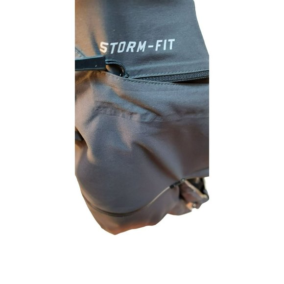 Nike Gray Black Men's Storm Fit Performance Vented Lightweight Zipper Hooded Jac - Picture 5 of 6